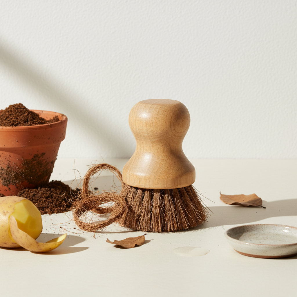 Coconut Fibre Scrub Brush